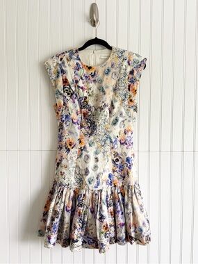 Zimmerman Women’s 6 Tama Flounce Short Dress